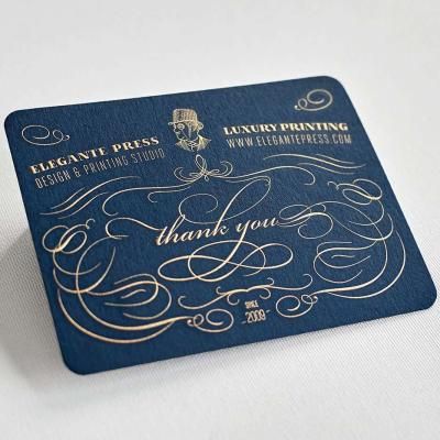Engraving Gold Card