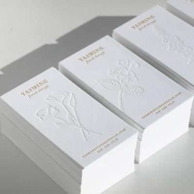 Letterpress 2 color Card